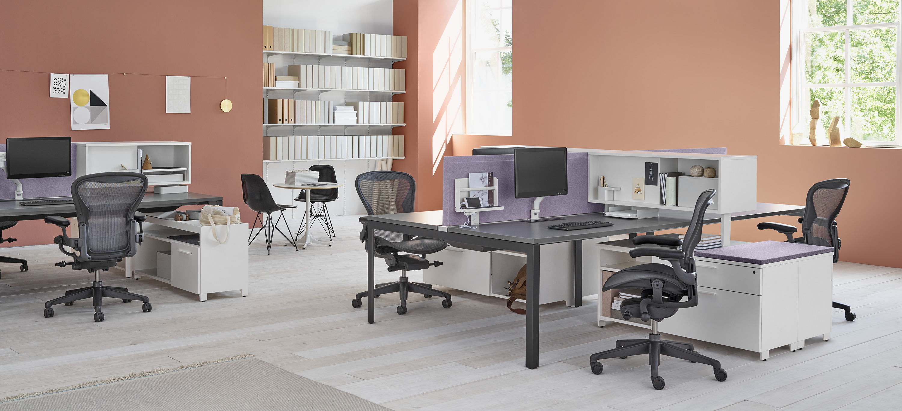 办公屏风|屏风工作站|办公家具|万象城(中国)家具|Layout Studio 开放式办公区